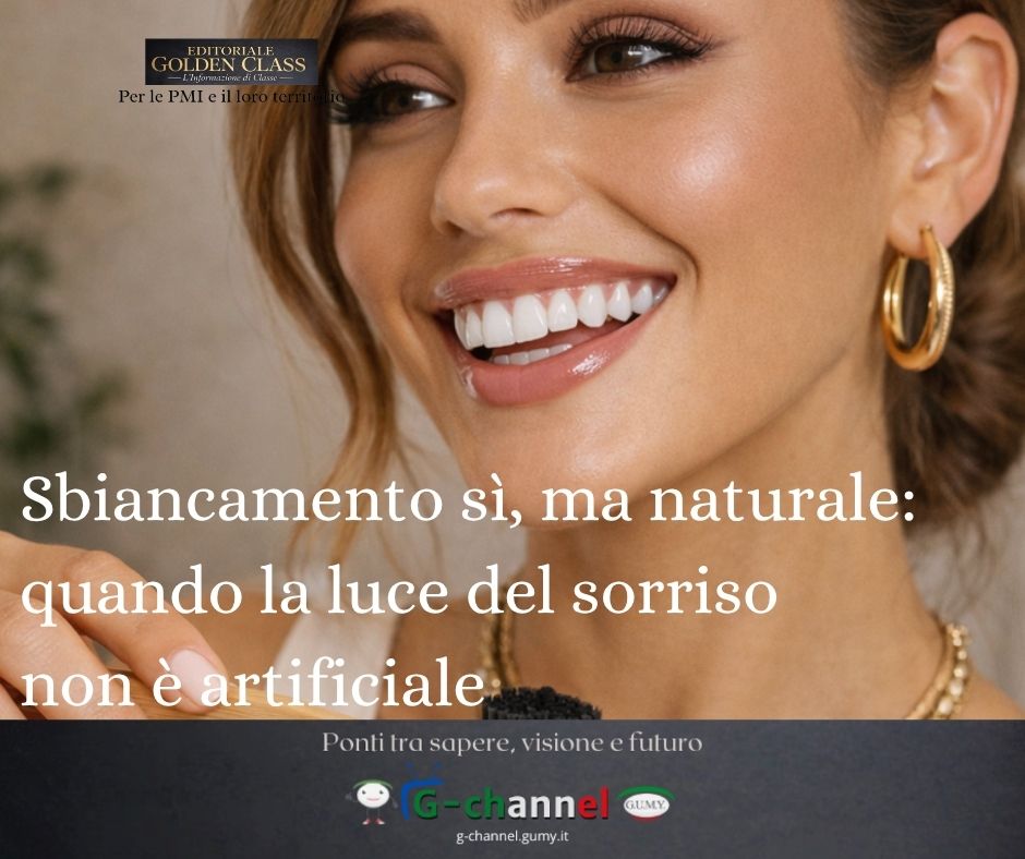 Sbiancamento sì, ma naturale: quando la luce del sorriso non è artificiale